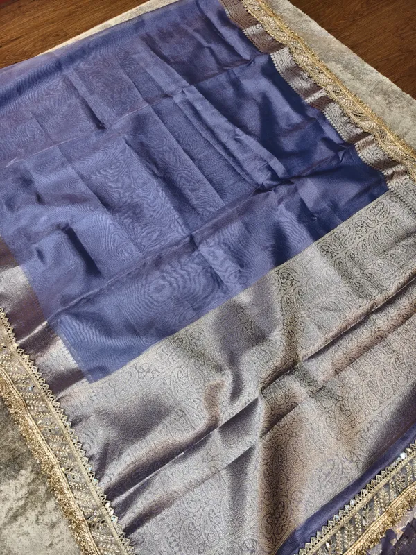 Blue_Tissue_Silk_Floral_Woven_Banarasi_Saree_For_Women