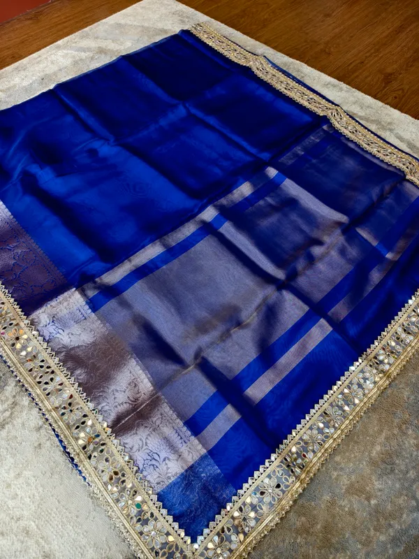 Royal_Blue_Tissue_Silk_Mirror_Work_Banarasi_Saree_For_Women
