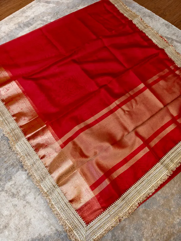 Red_Tissue_Silk_Zari_Border_Banarasi_Saree_For_Women
