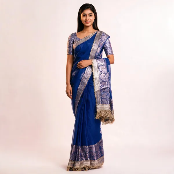 Blue_Tissue_Silk_Floral_Woven_Banarasi_Saree_For_Women