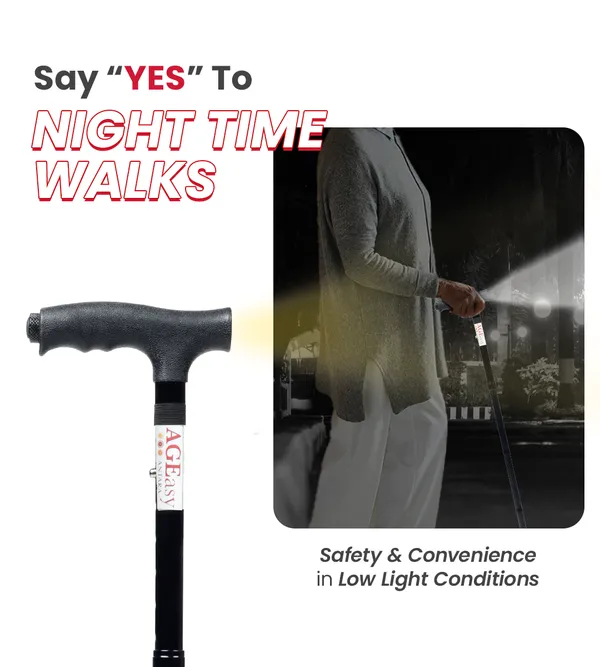 Ageasy_Pivot_Walking_Stick_With_Torch_Black