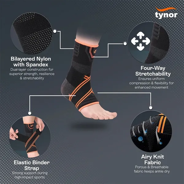 Tynor_Black_Ankle_Support_Brace