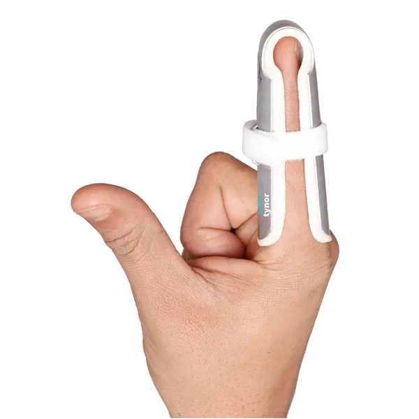White_Finger_Splint_With_Adjustable_Straps