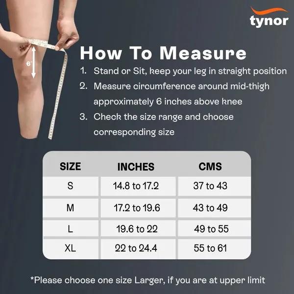 Tynor_Black_Thigh_Support_Sleeve