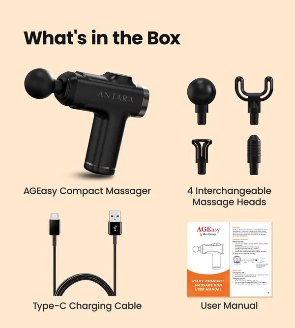 Relief_Compact_Massage_Gun_Black_By_Ageasy