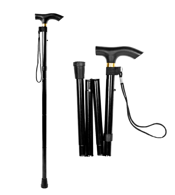 Ageasy_Foldable_Walking_Stick_Black