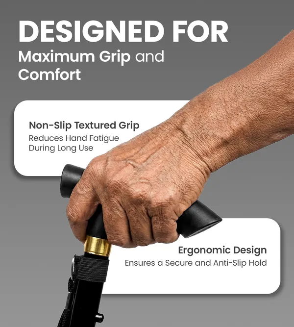 Ageasy_Foldable_Walking_Stick_Black