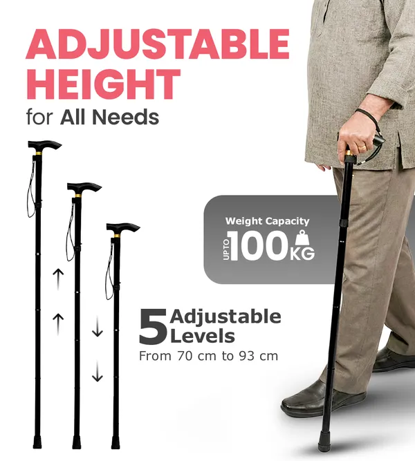 Ageasy_Foldable_Walking_Stick_Black