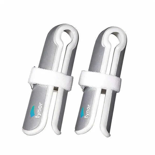 White_Plastic_Adjustable_Finger_Splint_-_Pack_of_2