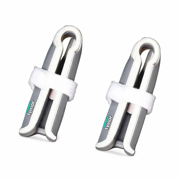 White_Plastic_Adjustable_Finger_Splint_-_Pack_of_2