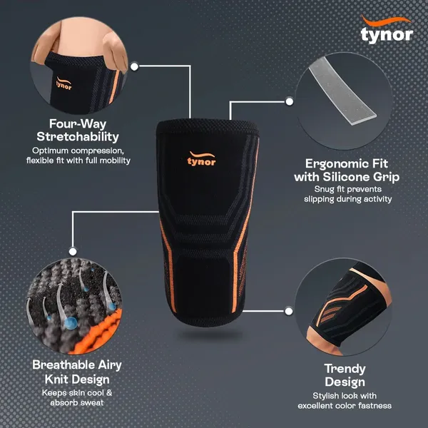 Tynor_Black_Thigh_Support_Sleeve