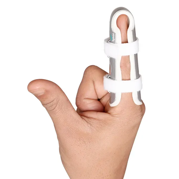 White_Finger_Splint_With_Adjustable_Straps