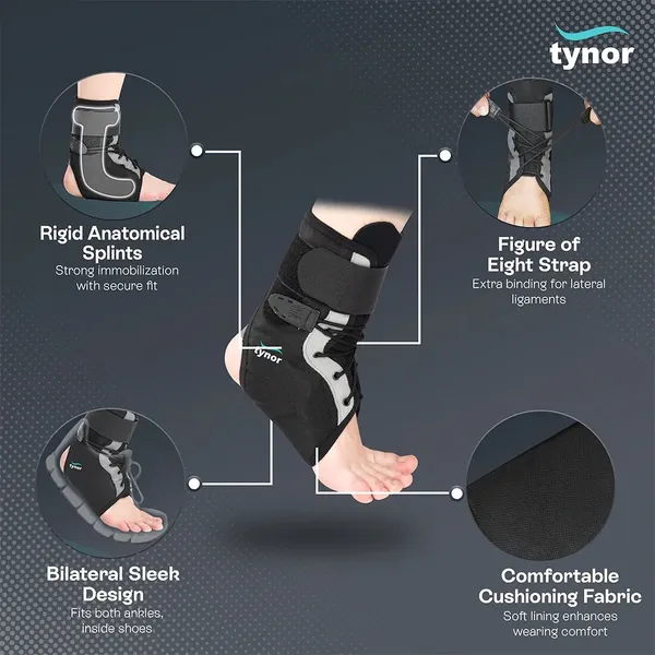Tynor_Black_Ankle_Support_Brace