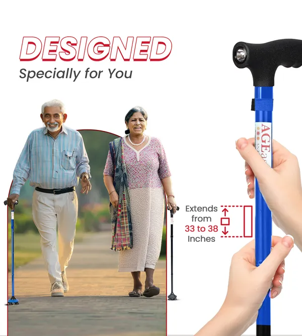 Ageasy_Pivot_Walking_Stick_With_Torch_Blue