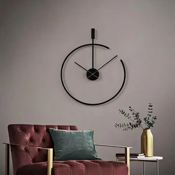 Iron_Minimalist_Frameless_Round_Wall_Clock