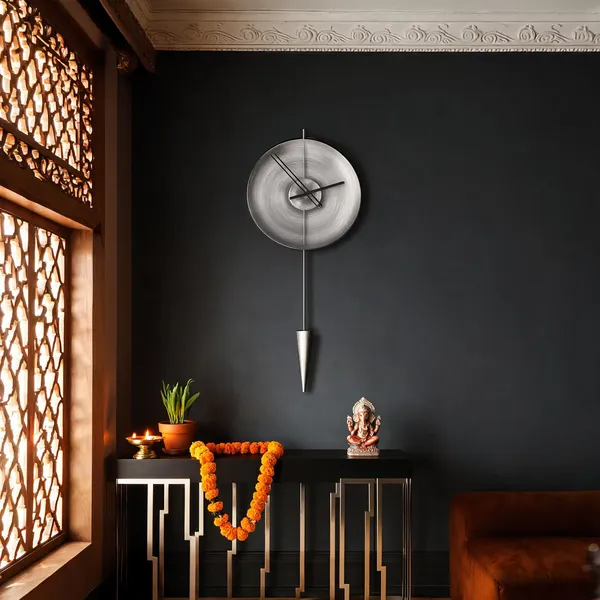 Iron_Modern_Round_Pendulum_Wall_Clock
