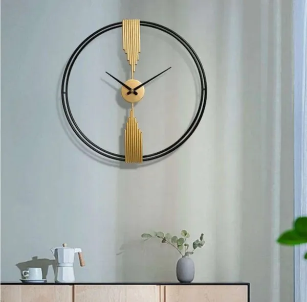 Iron_Modern_Open_Frame_Geometric_Wall_Clock