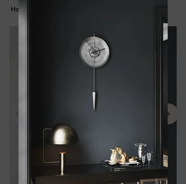 Iron_Modern_Round_Pendulum_Wall_Clock