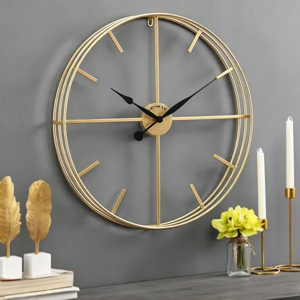 Iron_Modern_Concentric_Ring_Open_Frame_Wall_Clock