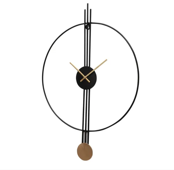 Iron_Modern_Minimalist_Pendulum_Wall_Clock