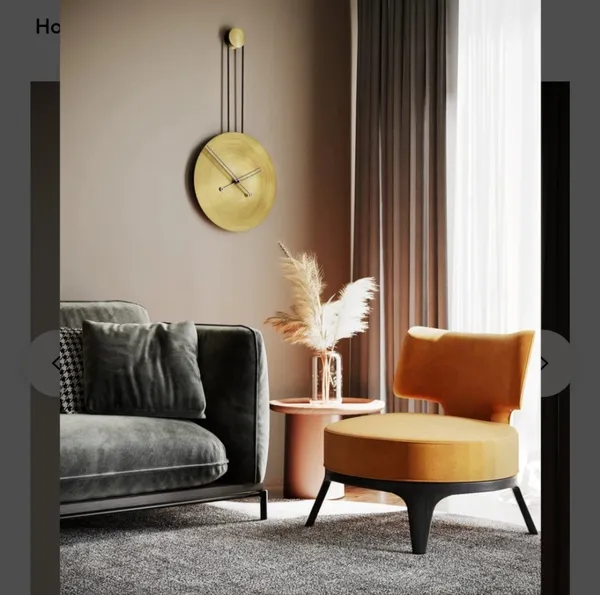 Iron_Minimalist_Gold-Tone_Pendulum_Wall_Clock