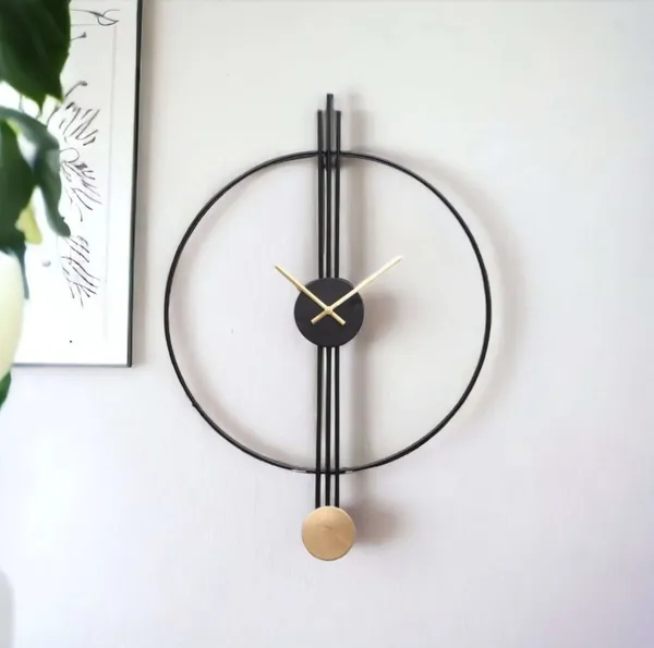Iron_Modern_Minimalist_Pendulum_Wall_Clock