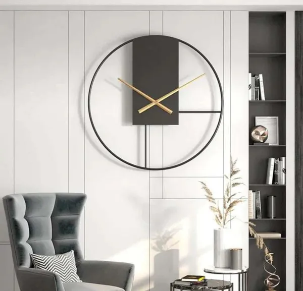 Iron_Modern_Open_Frame_Black_Wall_Clock