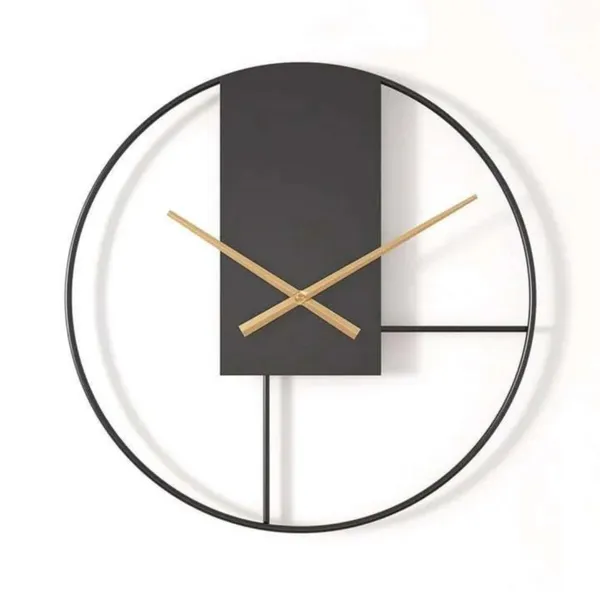 Iron_Modern_Open_Frame_Black_Wall_Clock