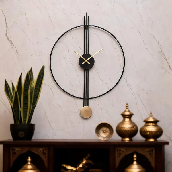 Iron_Modern_Minimalist_Pendulum_Wall_Clock