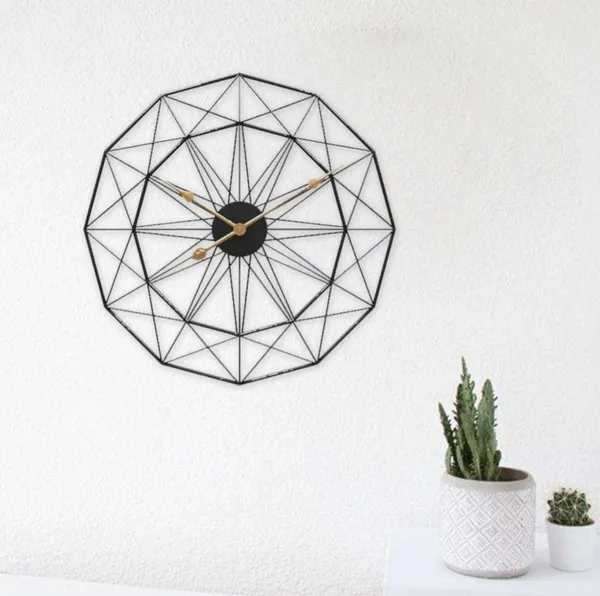 Iron_Modern_Geometric_Radial_Open_Frame_Wall_Clock