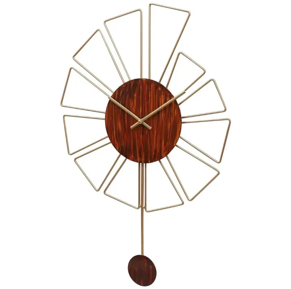 Iron_Sunburst_Round_Pendulum_Wall_Clock