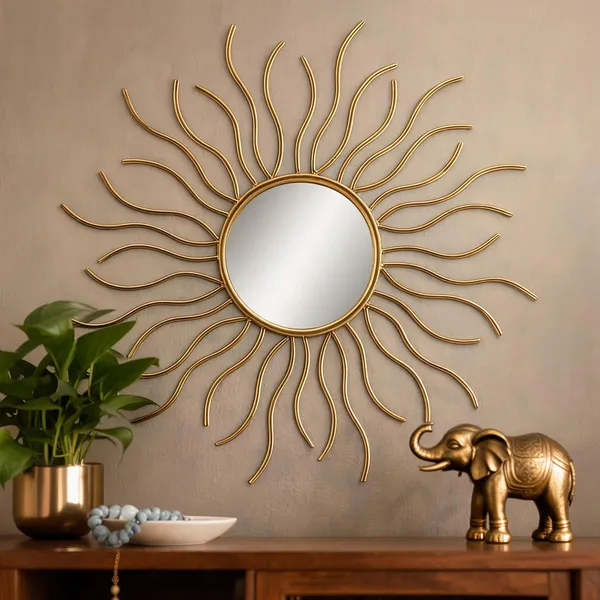 Iron_Modern_Sunburst_Round_Wall_Mirror