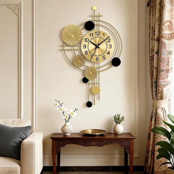 Iron_Modern_Sunburst_Geometric_Wall_Clock