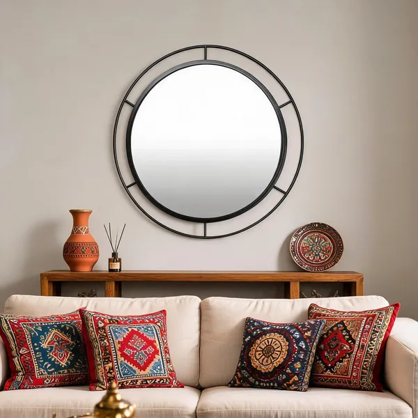 Iron_Modern_Concentric_Open_Frame_Round_Wall_Mirror