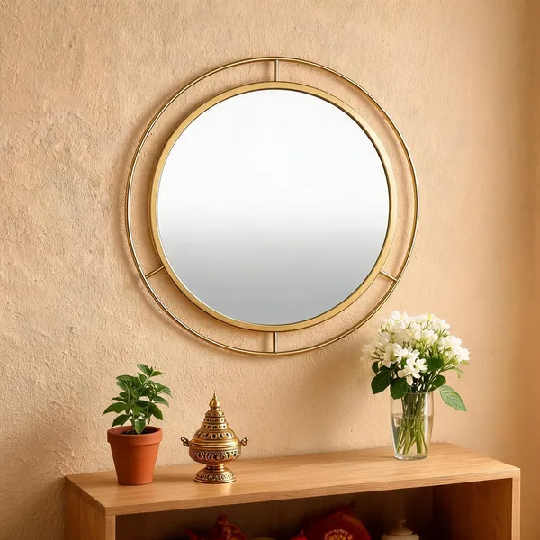 Iron_Modern_Concentric_Round_Gold-Tone_Wall_Mirror