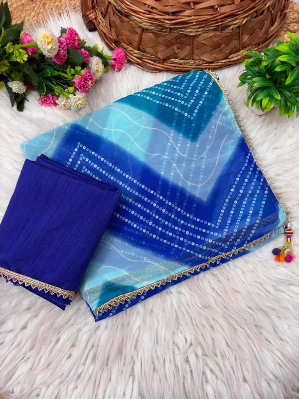 Blue_Cotton_Wave_Geometric_Print_Saree_For_Women