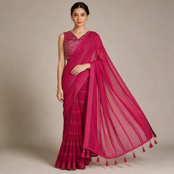 Pink_Cotton_Embellished_Saree_For_Women