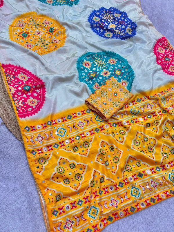 Multicolour_Cotton_Traditional_Motif_Print_Saree_For_Women