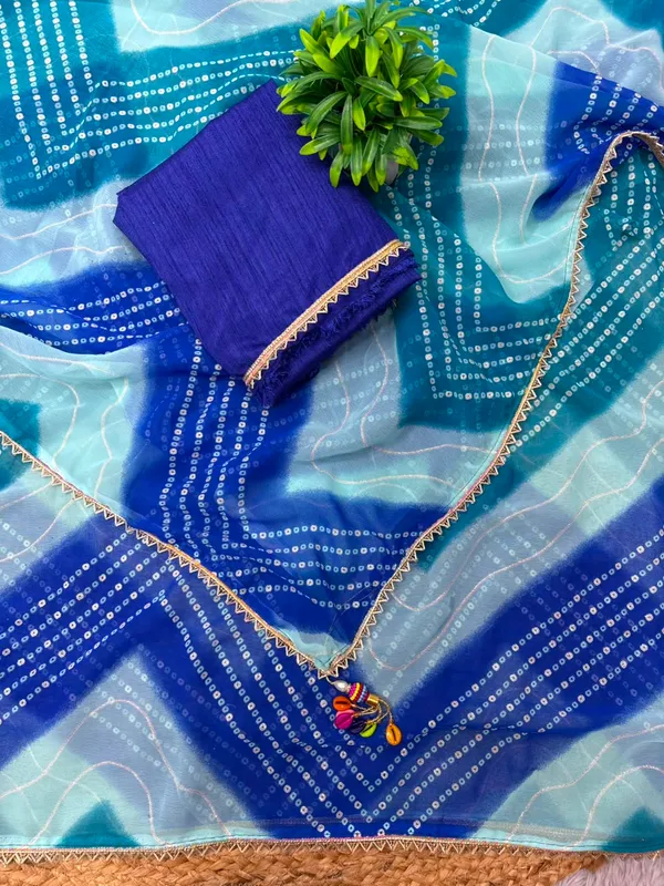 Blue_Cotton_Wave_Geometric_Print_Saree_For_Women