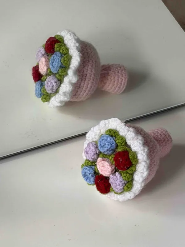 Multicolor_100%_Premium_Cotton_Yarn_4-Ply_Crochet_Keychain_For_Bags_&_Accessories