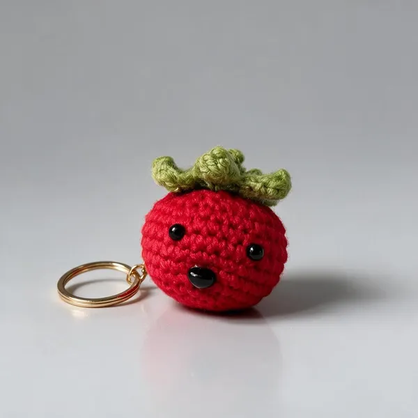 Pink_100%_Premium_Cotton_Yarn_4-Ply_Crochet_Keychain_For_Bags_&_Accessories_(pack_of_2)