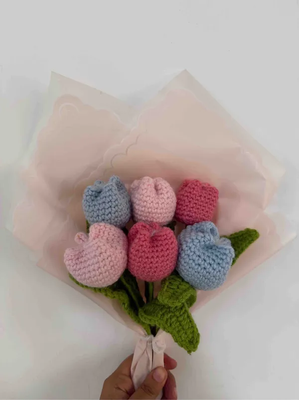 Multicolor_100%_Premium_Cotton_Yarn_4-Ply_Crochet_Flower_Bouquet_For_Gifting