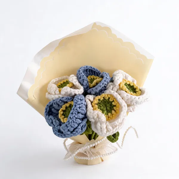 Multicolor_100%_Premium_Cotton_Yarn_4-Ply_Crochet_Flower_Bouquet_For_Gifting