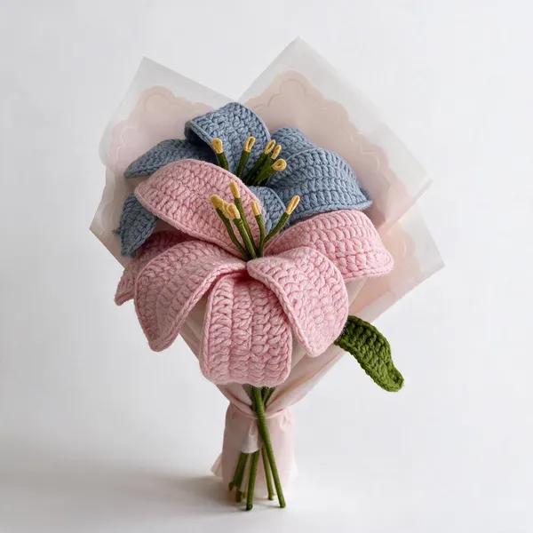 Multicolor_100%_Premium_Cotton_Yarn_4-Ply_Crochet_Flower_Bouquet_For_Gifting