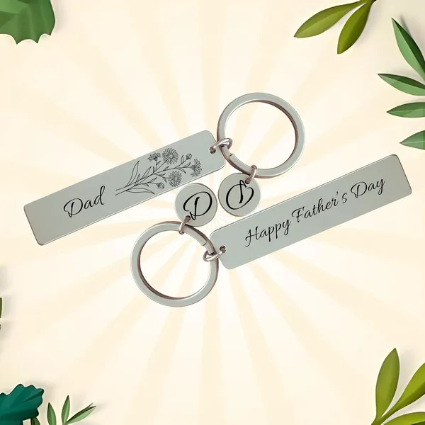Birth_Flower_Keychain_With_Name_Charm