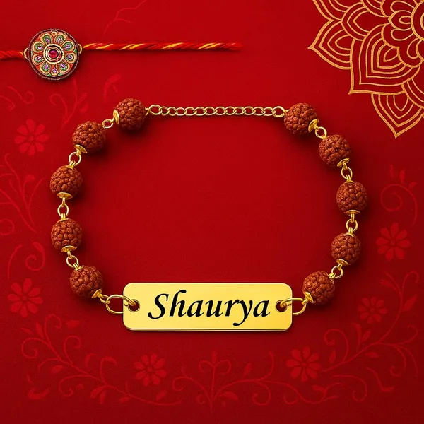 Personalized_Rudraksha_Rakhi_Bracelet_With_Name_Engraving