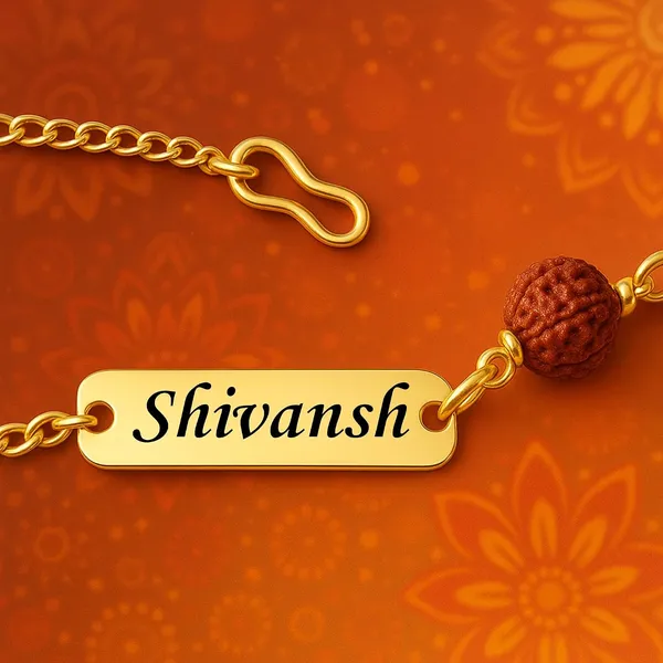 Personalized_Rudraksha_Rakhi_Bracelet_With_Name_Engraving