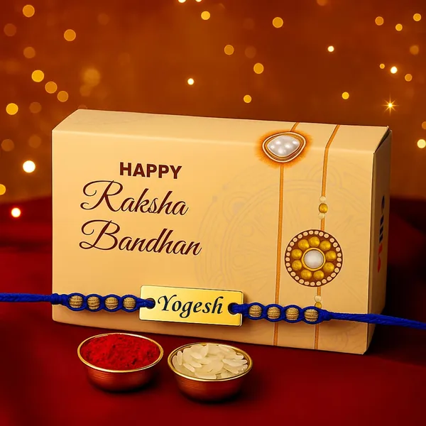 Personalized_Rakhi_With_Gold_Nameplate