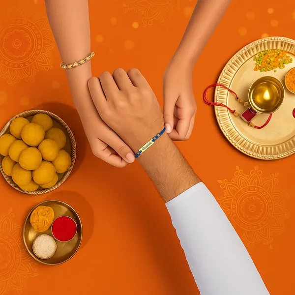 Personalized_Rakhi_With_Gold_Nameplate