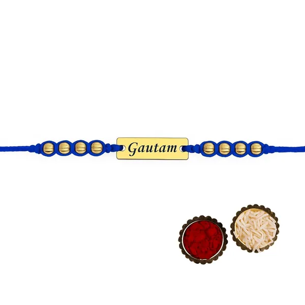 Personalized_Rakhi_With_Gold_Nameplate